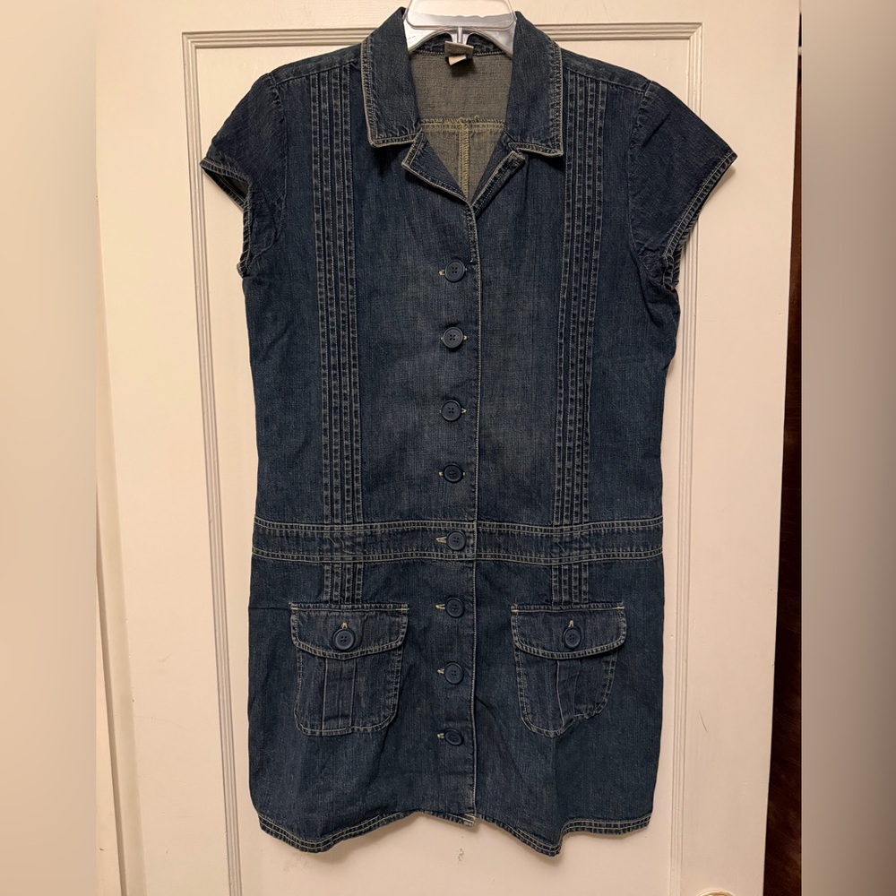 Old Navy Dark Blue Denim Dress